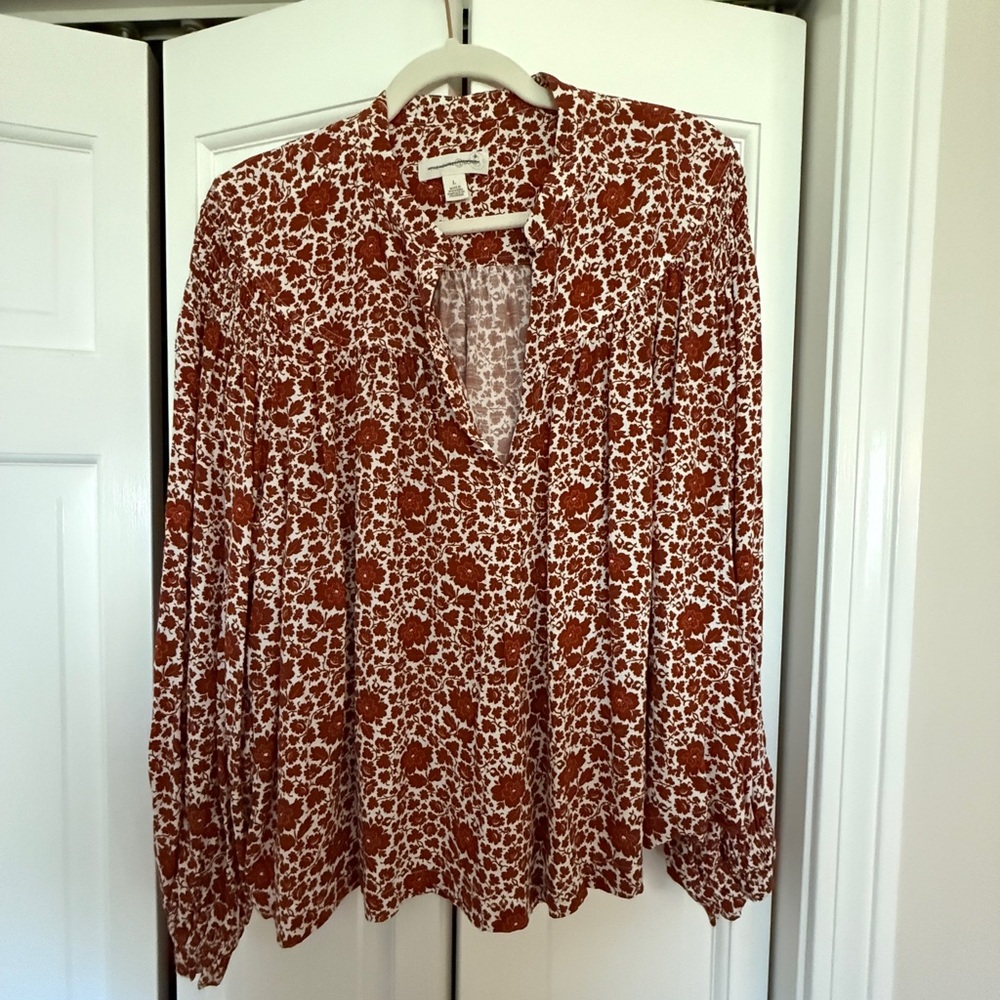 Treasure & Bond Floral Print Blouse